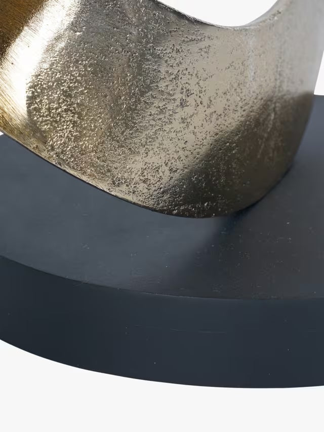 Libra Interiors Romulus Modern Abstract Sculpture H39.5cm - Antique Bronze