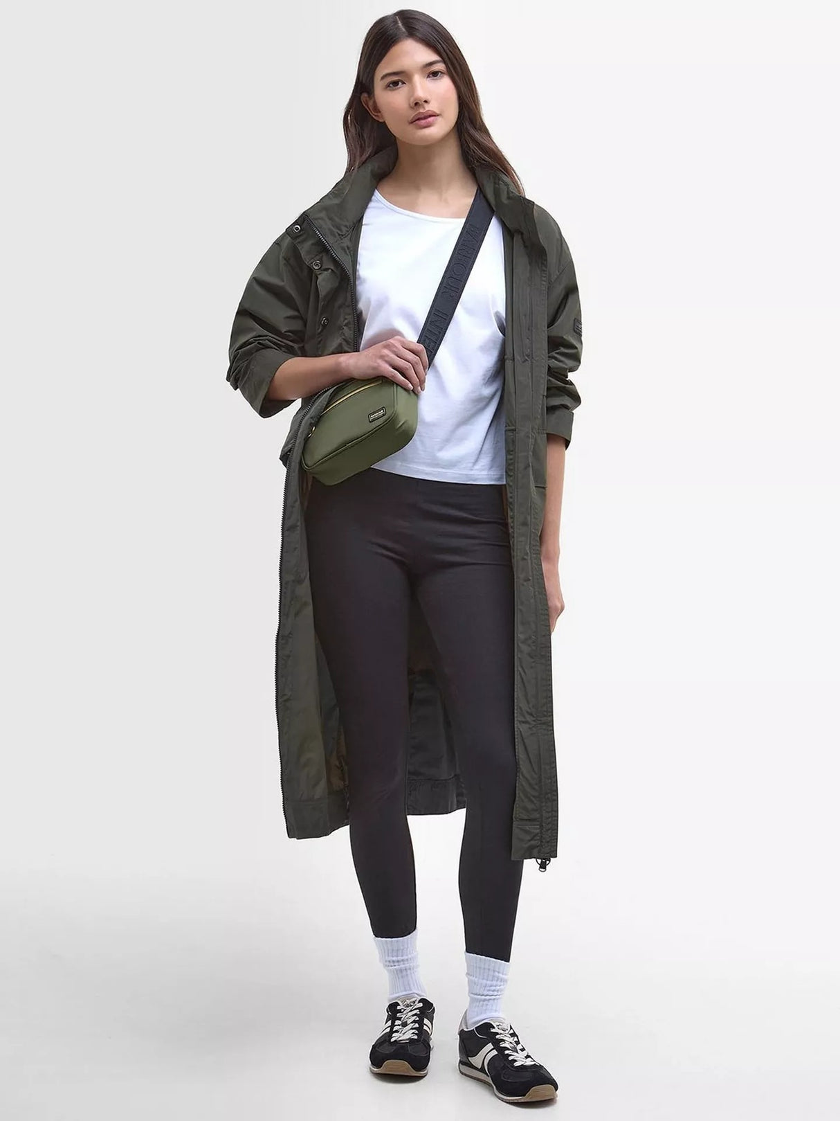 Barbour International Women's Roxanna Showerproof Hooded Jacket - Envy UK 12