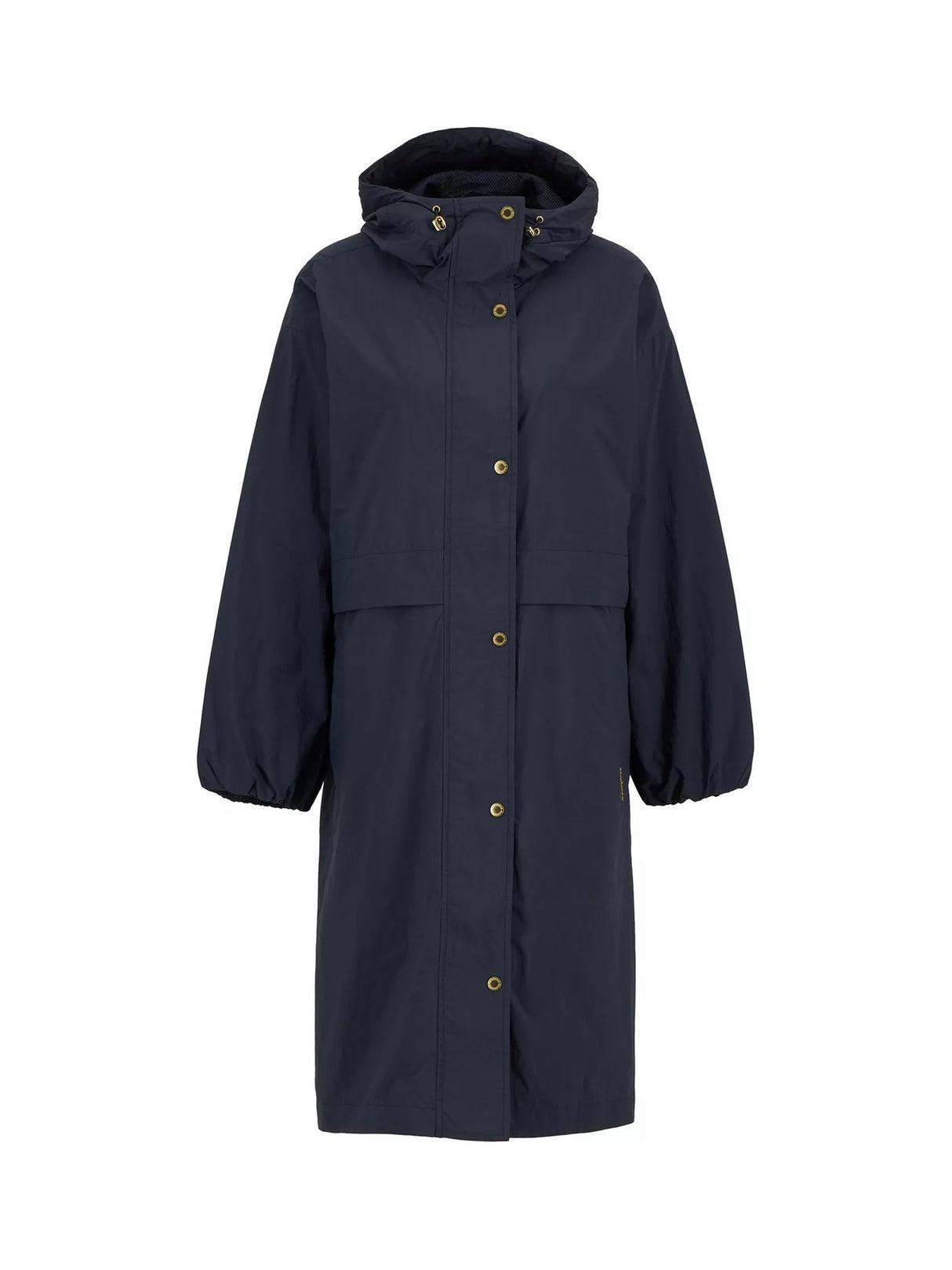 Barbour Naboo Women's Knee Length Showerproof Jacket - Dark Navy - UK 16
