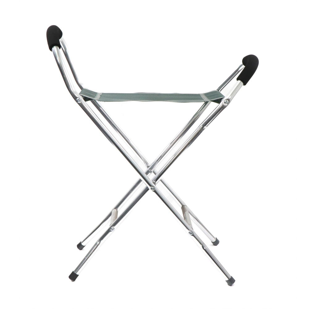 Leisurewize Lightweight Padded Handles Folding H86cm Walkers Seat - Green