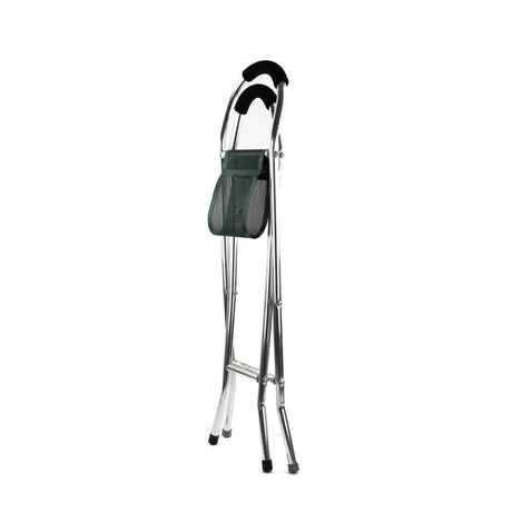 Leisurewize Lightweight Padded Handles Folding H86cm Walkers Seat - Green