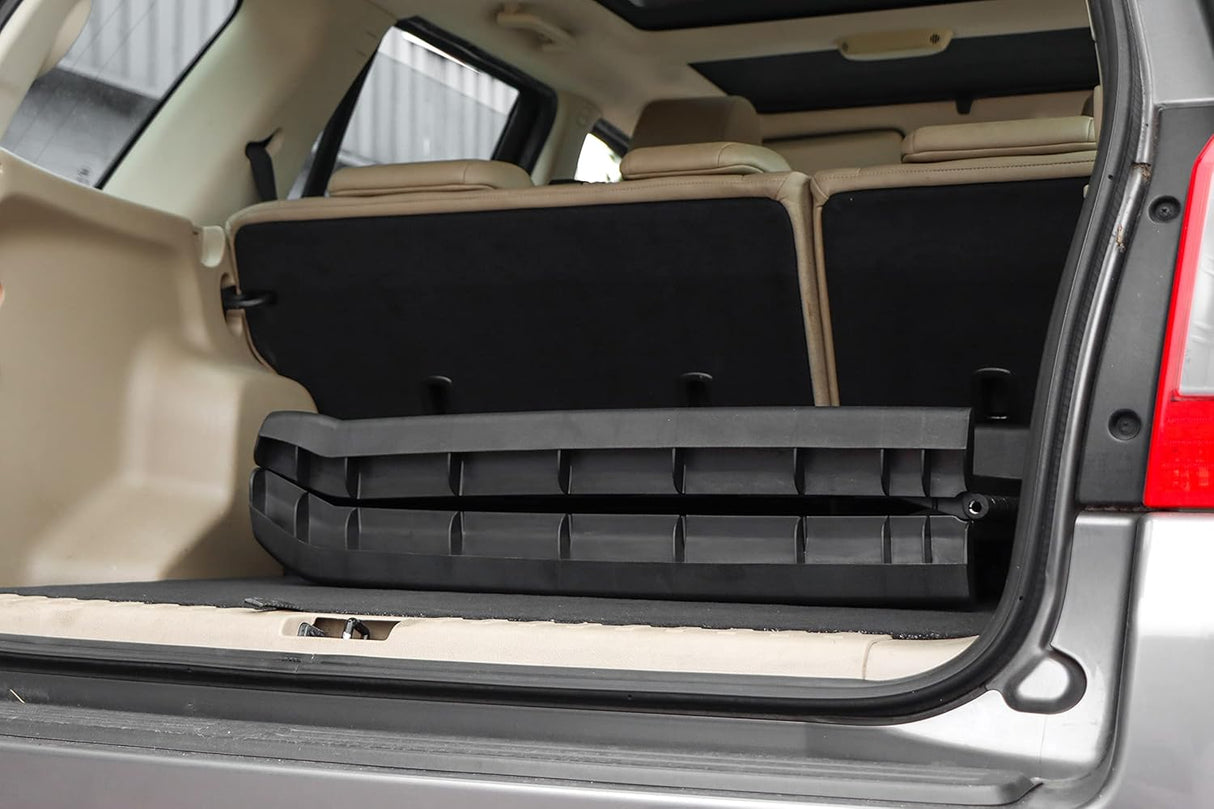 Streetwize Foldable Car Boot Access Pet Dog Ramp Max 90kg - Black - Kazoop