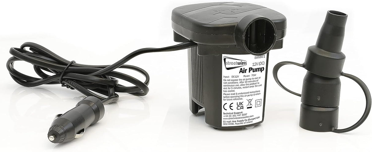 Leisurewize Inflatable SUV Portable Car Travel Bed Mattress with Air Pump - Kazoop