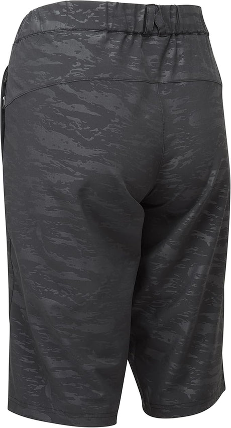 Altura Kielder Women's Lightweight Camo Print Trail Shorts - Black - UK 14