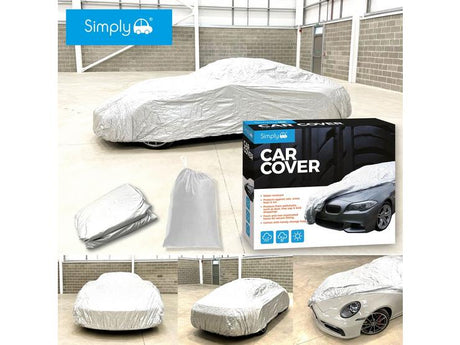 Simply BCC2 Water Resistant Car Cover Medium L432 x W165 x H119 cm - Kazoop