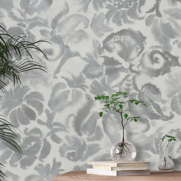 Designers Guild PDG1043/07 Katagami Watercolour Wallpaper L10 x W70cm - Grey