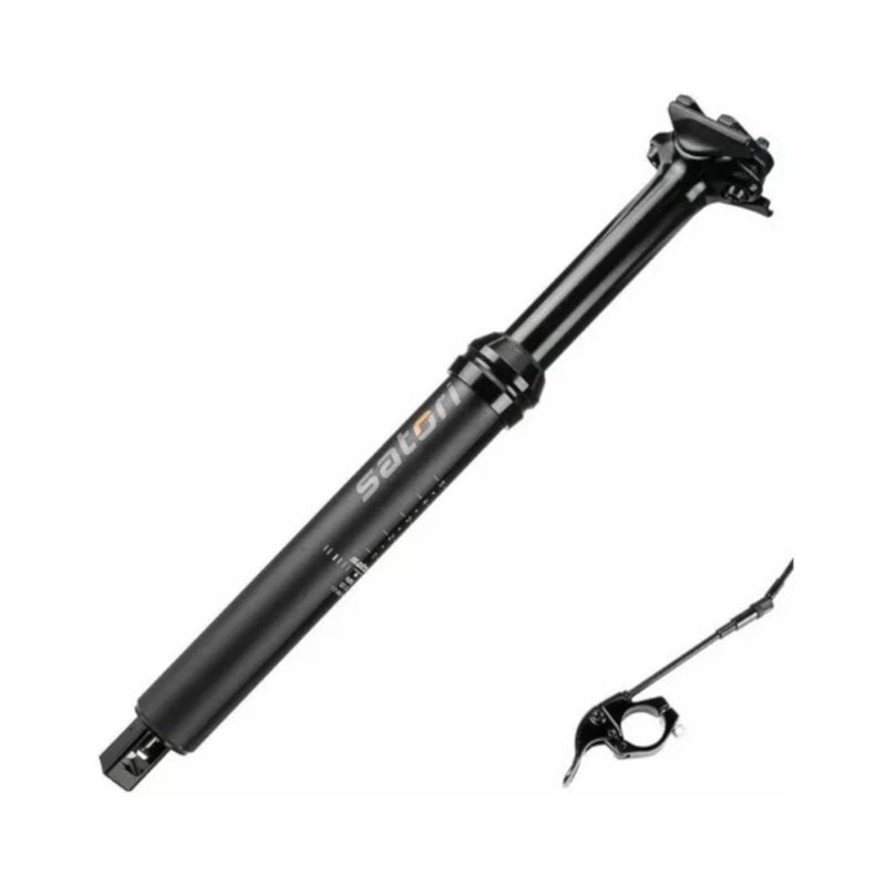 Satori Sorata Pro Dropper Bike Alloy Seatpost 3.1 x 4.8 x 15 cm Drop - Black