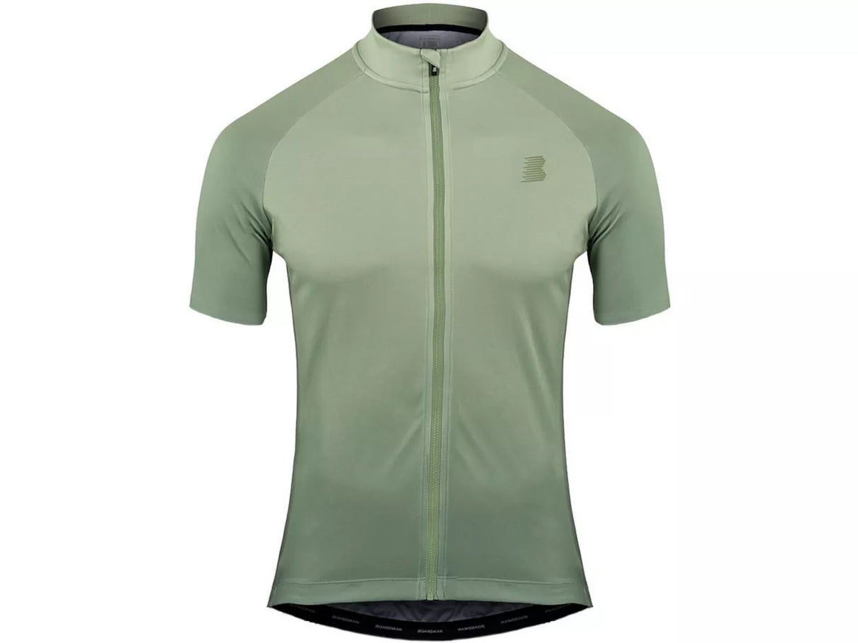 Boardman Mens Short Sleeve Cargo Pockets Cycling Jersey - Matcha/Fade - XXXL