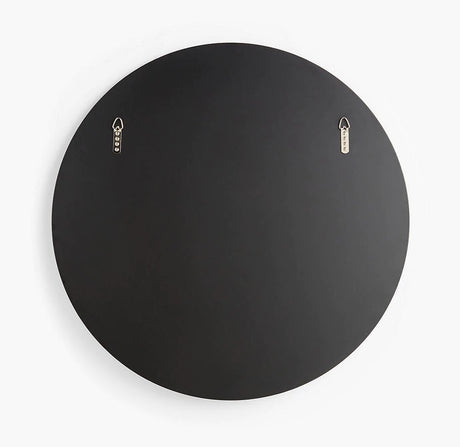 John Lewis & Partners Decorative 80cm Round Abstract Art Wall Mirror - Blue