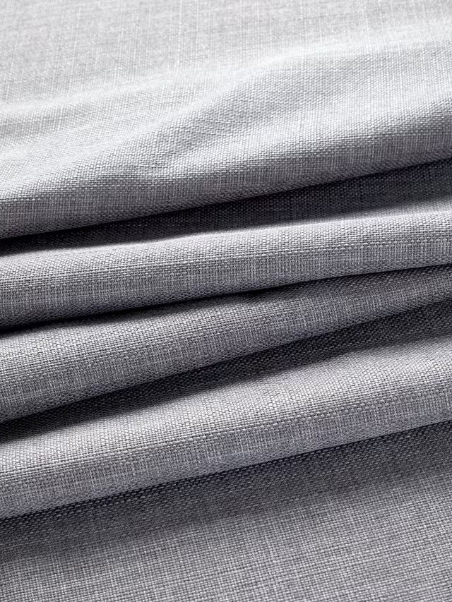 John Lewis Textured Pair Blackout Pencil Pleat Curtains W228 x D182cm Storm