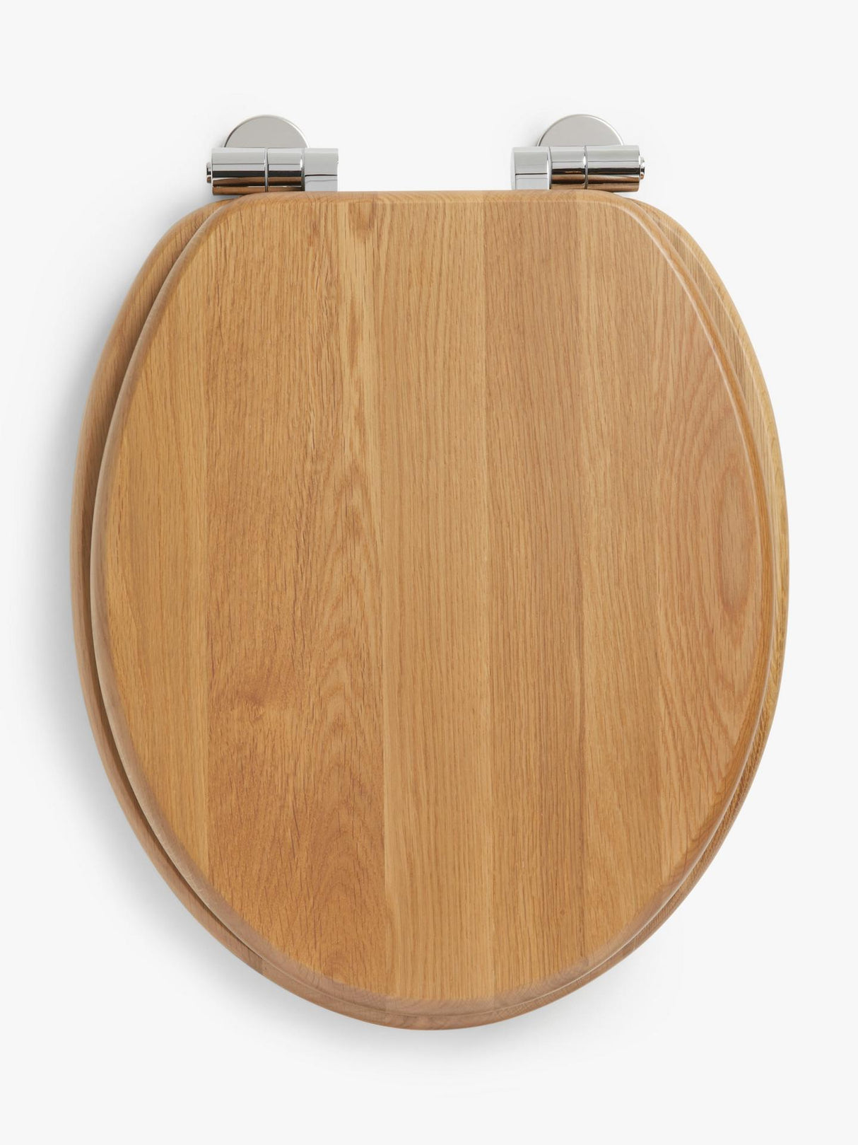 John Lewis Easy-Fix Toilet Seat FSC-Certified American White Oak Wood