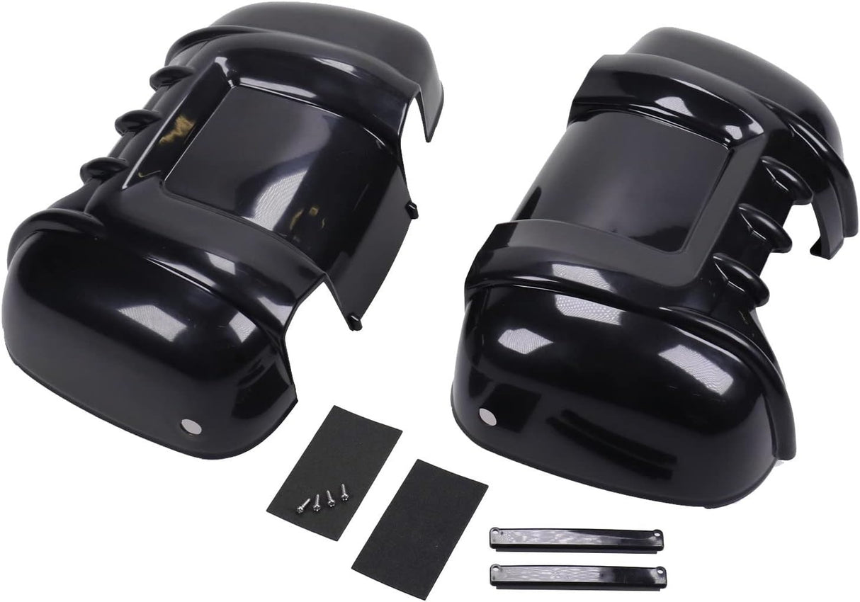 Milenco Lond Arm Black Mirror Protectors for Fiat Ducato/Peugeot Boxer 2007+