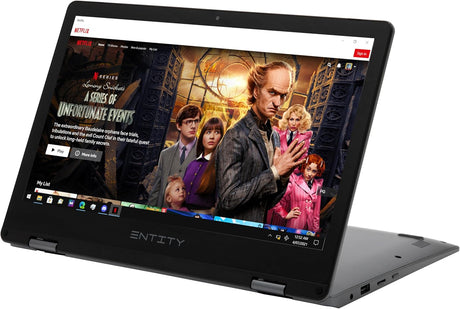 Entity Book Targa 11.6" Intel Celeron N4020 4GB 128GB eMMC Notebook - Black