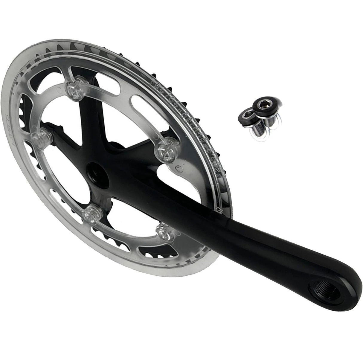 KranX 46T Single Speed Chainset 170mm Alloy Crankset 130BCD RFR1246P - Black