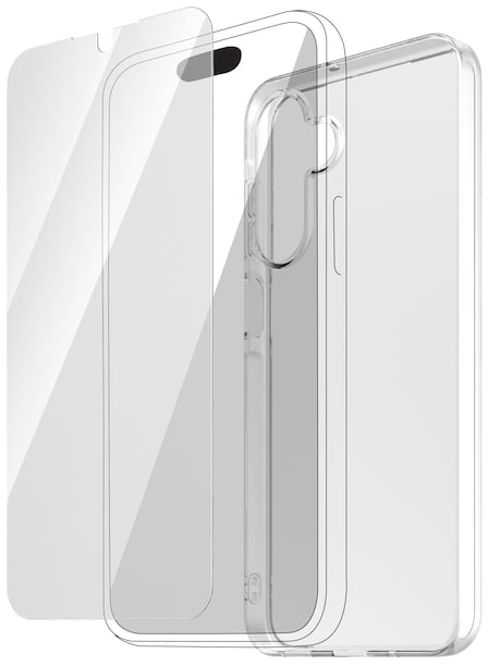 MiTEC Samsung A17 Protective Phone Case and Screen Glass Bundle - Clear