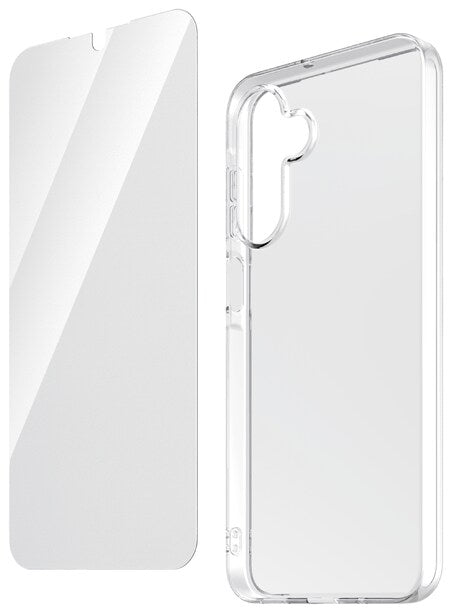 MiTEC Samsung A17 Protective Phone Case and Screen Glass Bundle - Clear