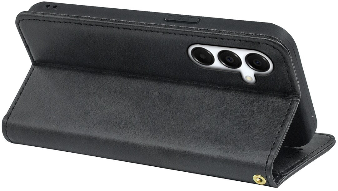 MiTEC Samsung A17 Folio Protective Case and Screen Glass Bundle - Black