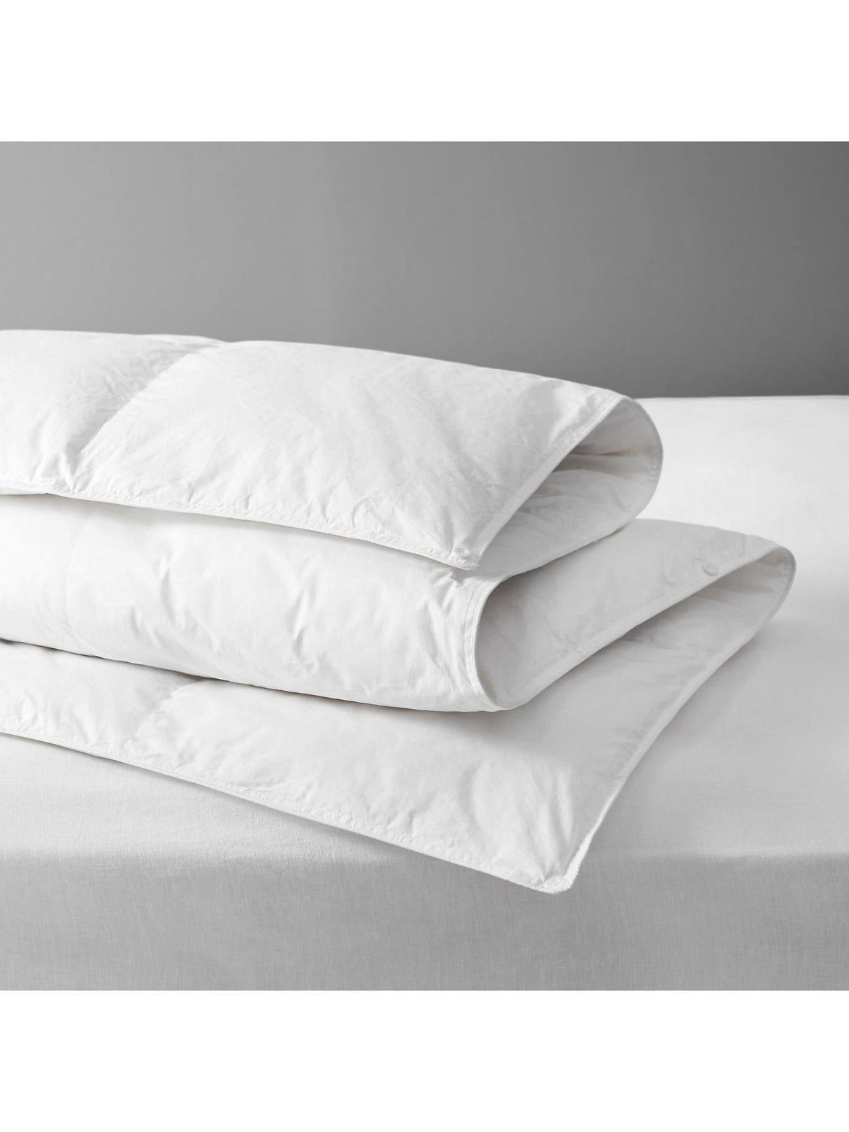 John Lewis Natural Duck Down 60/40 Duvet 4.5 Tog King Size 225 x 220cm White