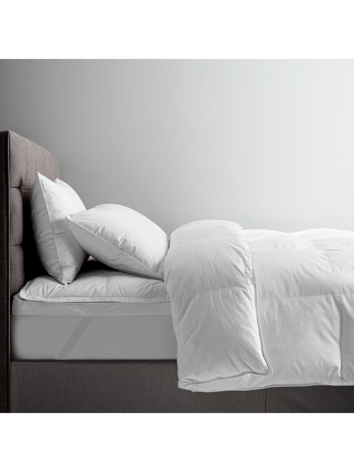 John Lewis Natural Duck Down 60/40 Duvet 4.5 Tog King Size 225 x 220cm White