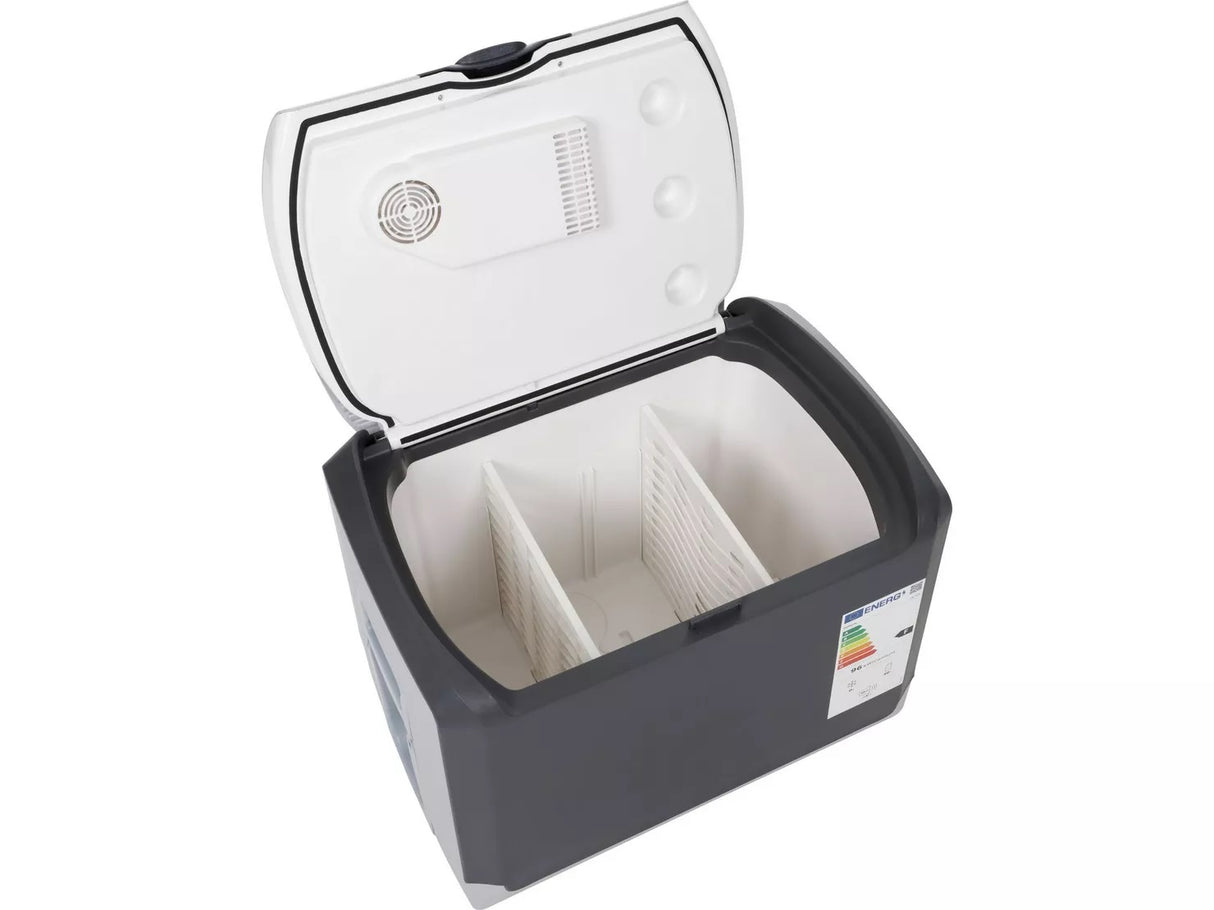 Halfords 40 Litre Mains & 12V/24V Portable Camping Electric Coolbox - Grey