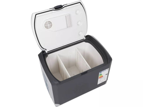 Halfords 40 Litre Mains & 12V/24V Portable Camping Electric Coolbox - Grey