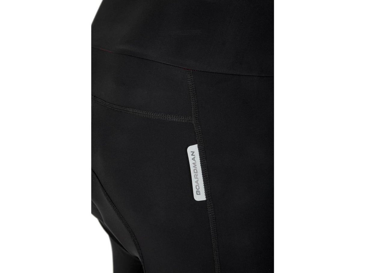 Boardman Womens Polyamide Cycling Shorts with Reflective Tab Black - Size 16