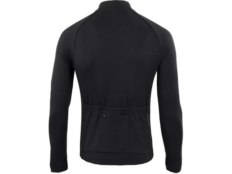 Boardman Mens Long Sleeve Full Zip Quick Dry Thermal Jersey - Black - XXXL