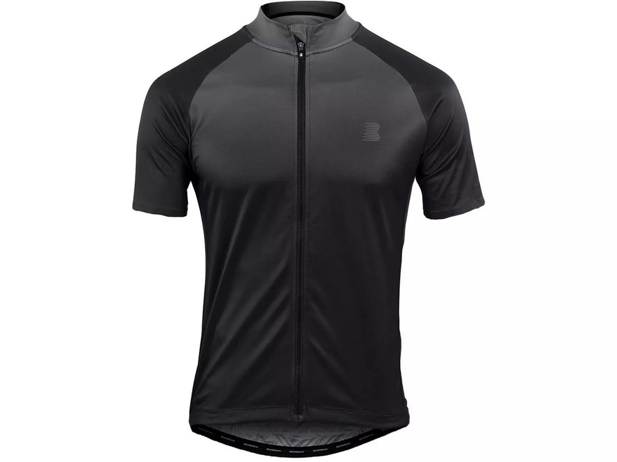 Boardman Mens Short Sleeve Quick Dry Cycling Jersey - Black/Fade - XXXL