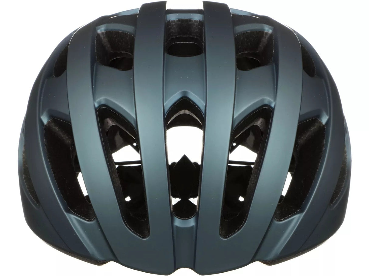 Halfords Lightweight Road Cycling Helmet - Blue/Black - Medium 54-58cm