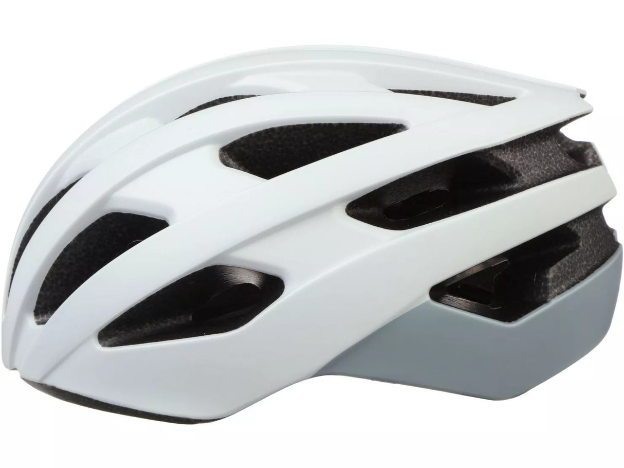 Halfords Unisex Adults Lightweight Road Cycling Helmet - White - M (54-58cm)