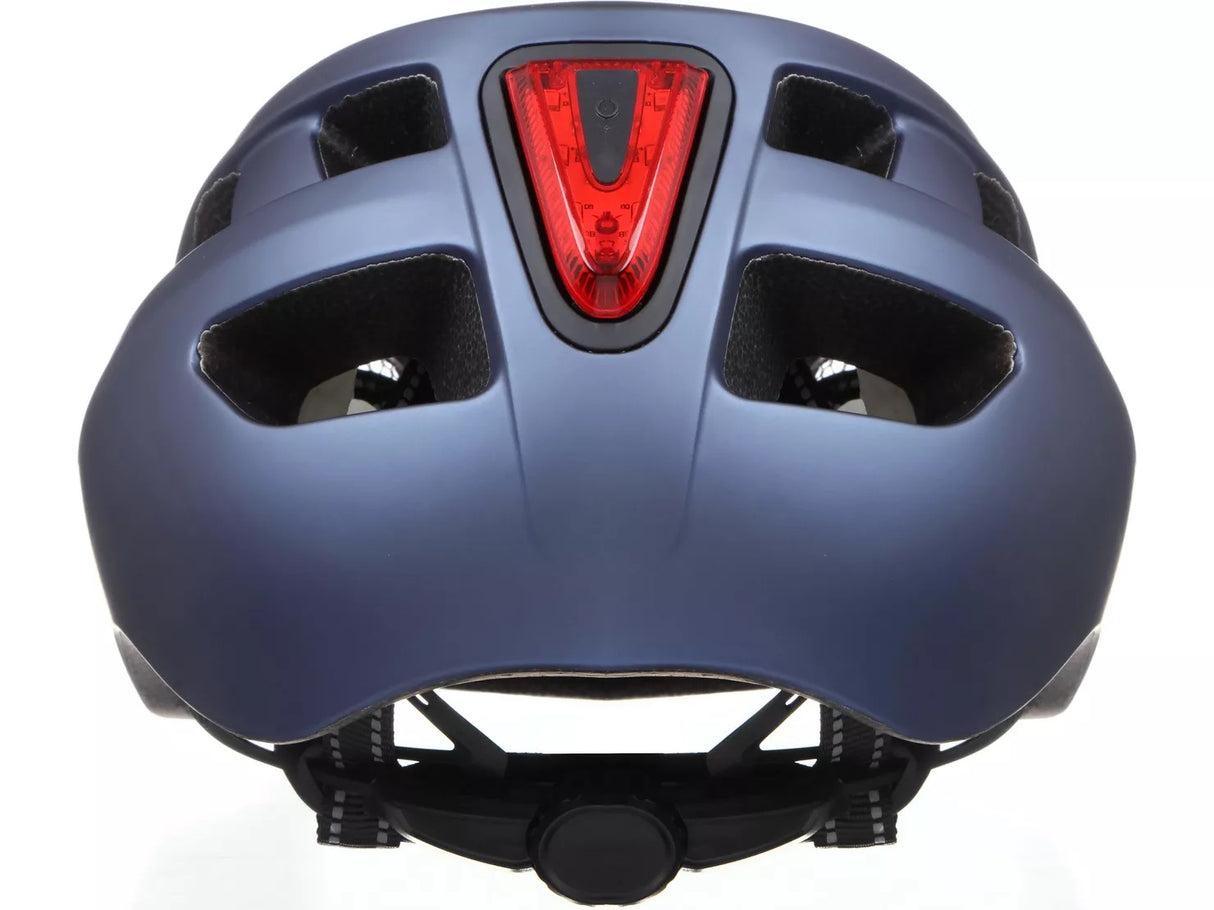 Halfords Commuter Lightweight Rear Light Helmet - Medium (54-59cm) - Blue
