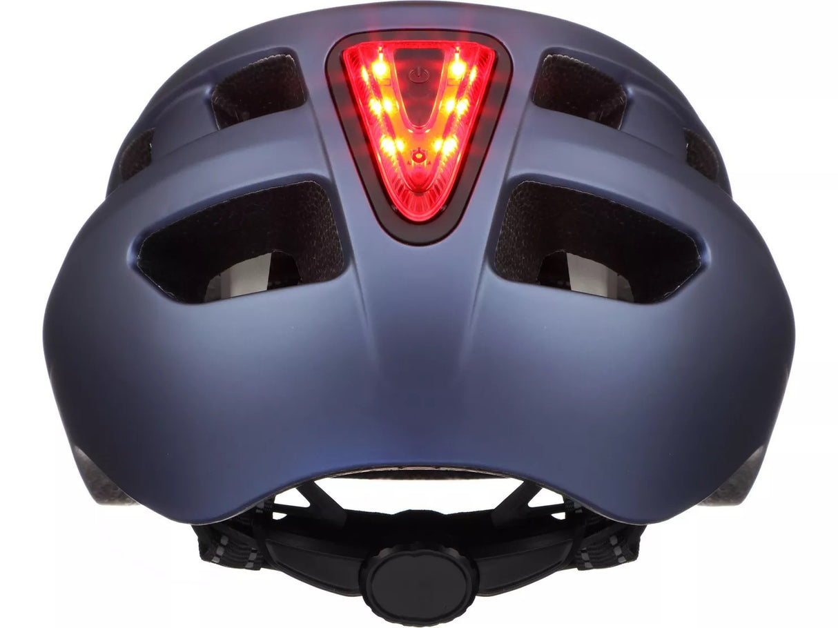 Halfords Commuter Lightweight Rear Light Helmet - Medium (54-59cm) - Blue