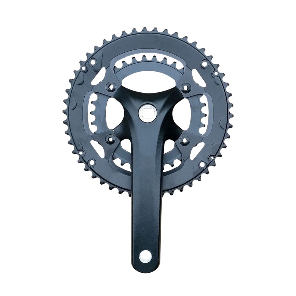 Prowheel FCW RPL-521 LG01-34T 165mm Crankarm Aluminium Crankset - Black