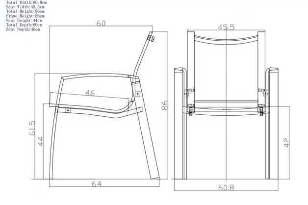 John Lewis Tampa Outdoor Garden Conservatory Dining Chair Set of 2 - Grey