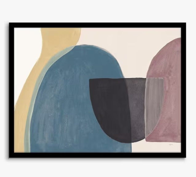 Mary Urban 'Sandy Balance 2' Embellished Framed Print 63.5 x 83.5cm - Multi