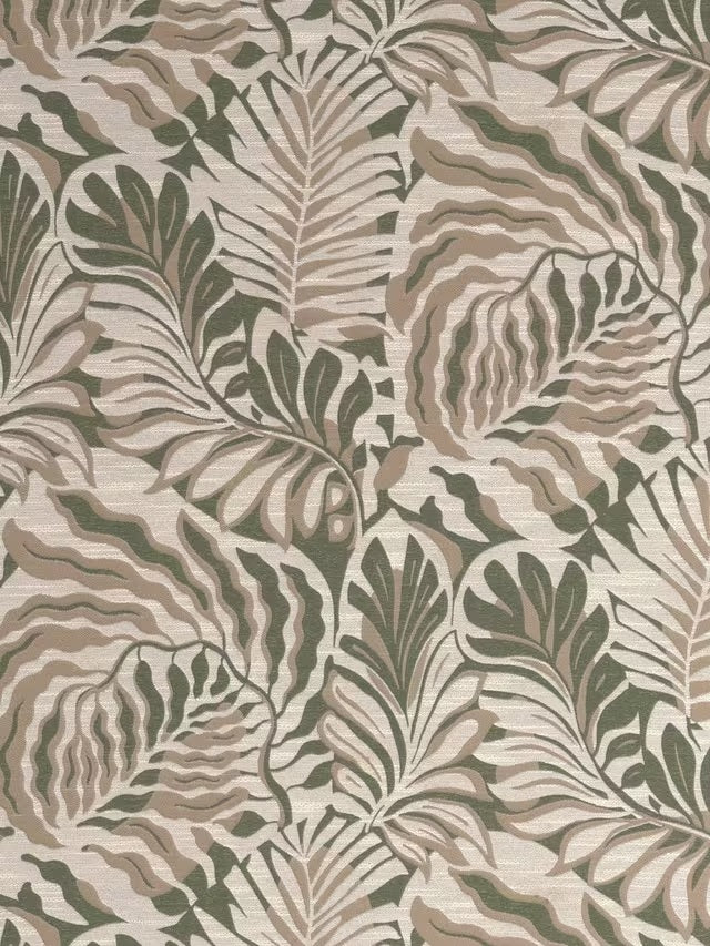 John Lewis Caladium Pair Lined Eyelet Curtains W228 x Drop 182cm - Avocado