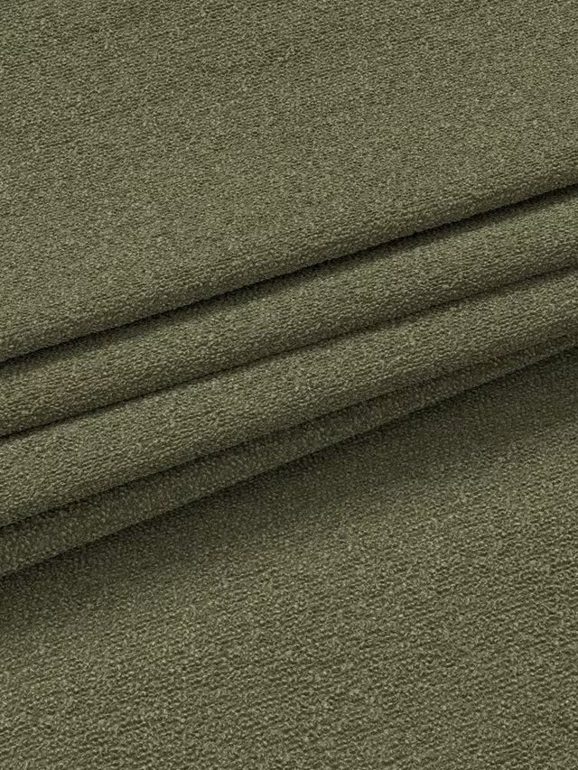 John Lewis Textured Boucle Lined Eyelet Curtains W167 x D182cm - Avocado