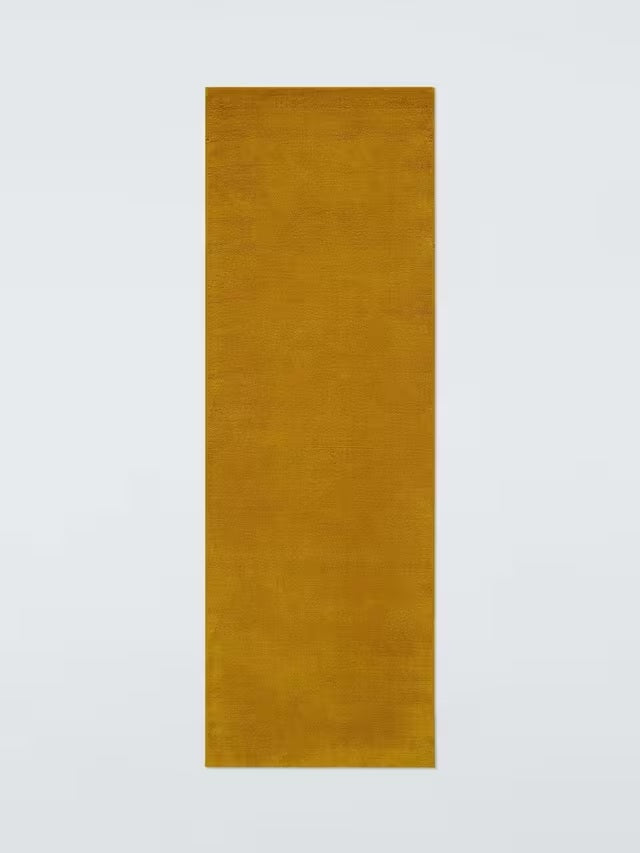 John Lewis Wellington Durable Pure Wool Runner Rug 240 x 70cm - Saffron