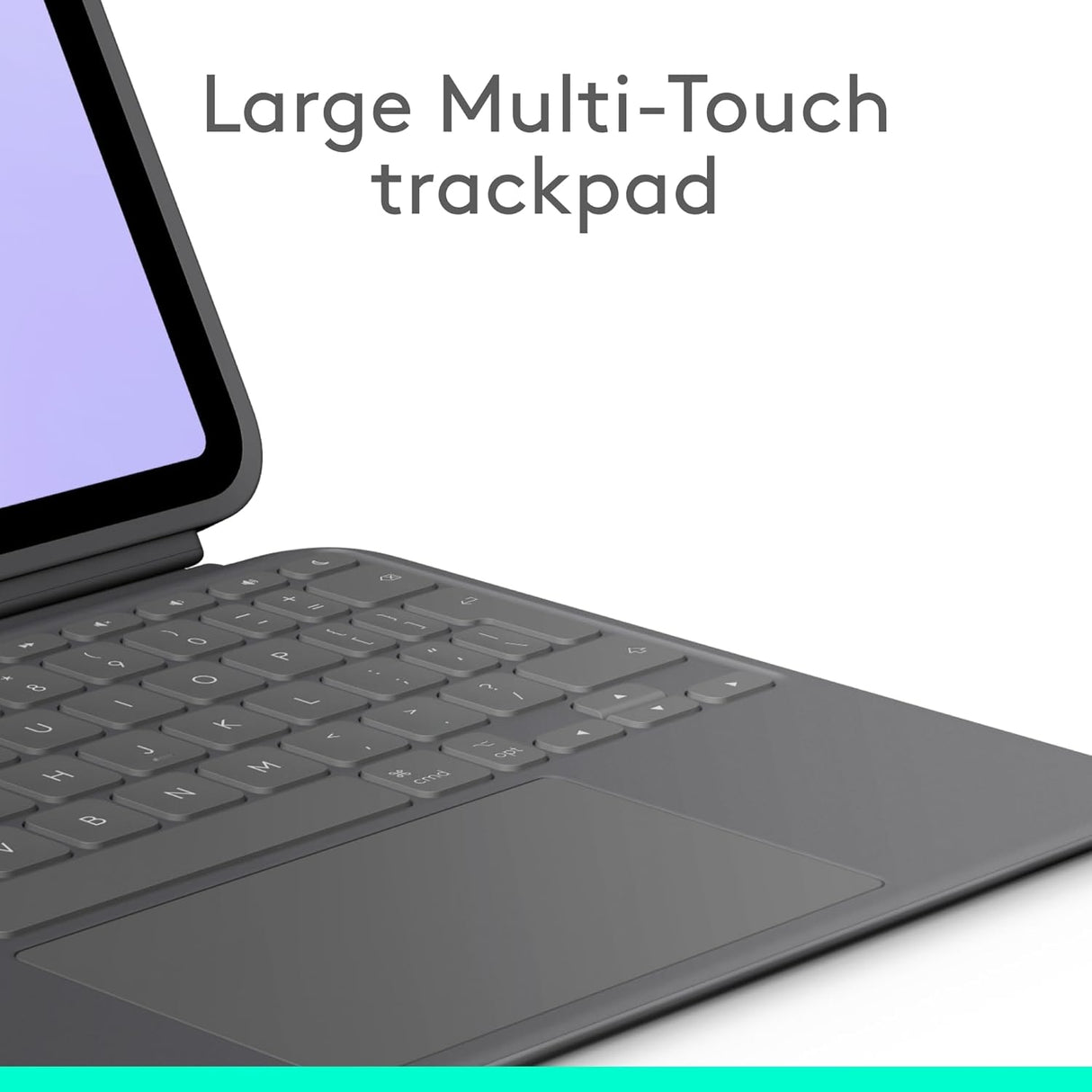 Logitech Combo Touch iPad Pro 11'' Detachable Backlit Keyboard Case - Grey