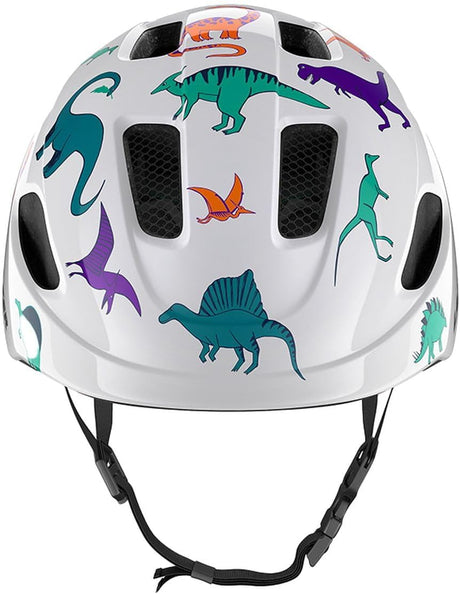 Lazer PNut KinetiCore Dinosaurs Kids Cycling Helmet 46-52cm - White/Multi
