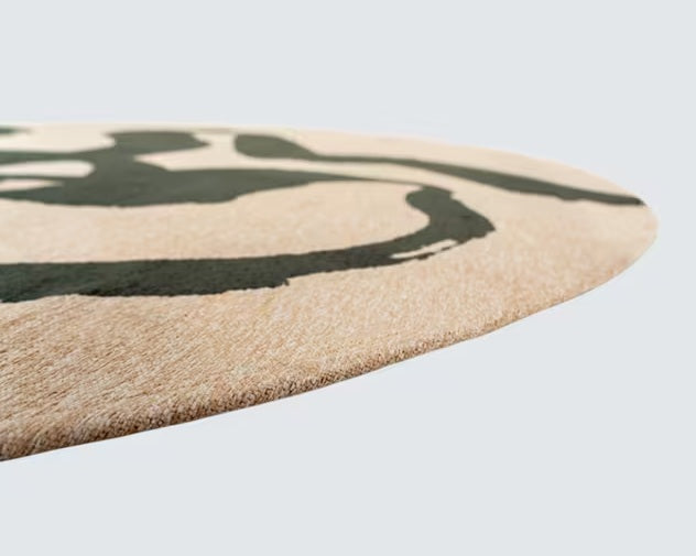 Louis De Poortere Ribbon Spirit Abstract Round Rug 240cm - Garden Spirit