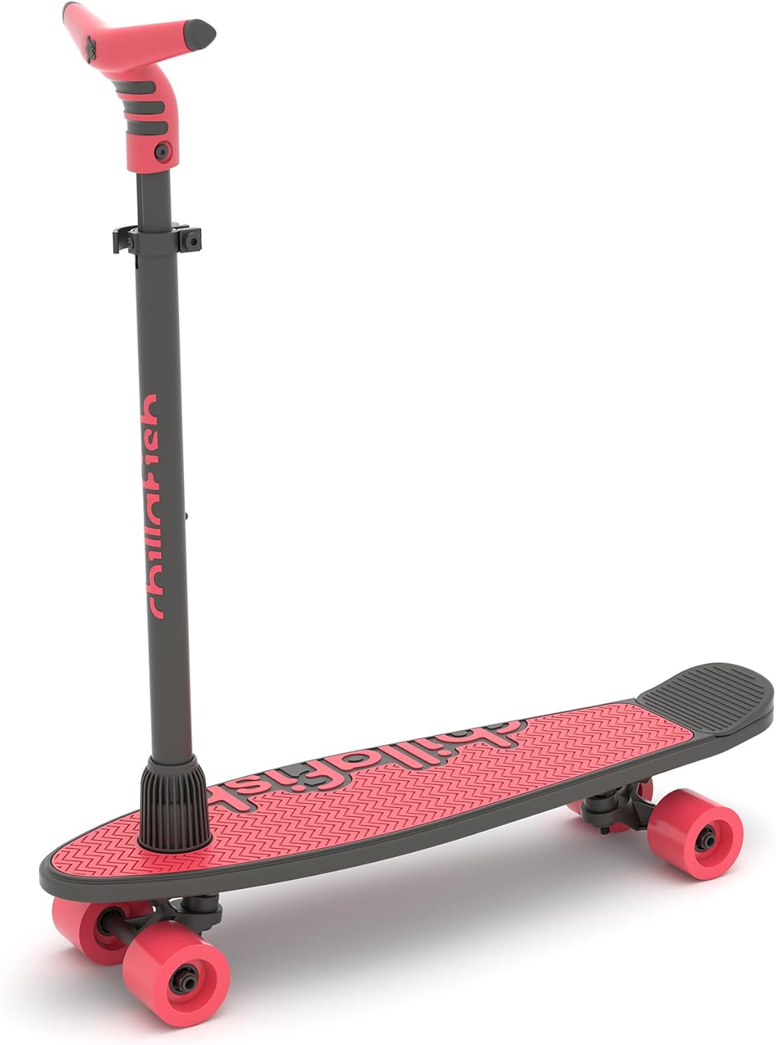Chillafish Skateskootie 4 Wheel 2-in-1 Scooter & Skateboard - Coral Pink