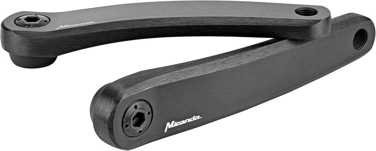 Miranda Delta Q16 170mm Double Diamond Crank Set for Bosch E-Bike - Black