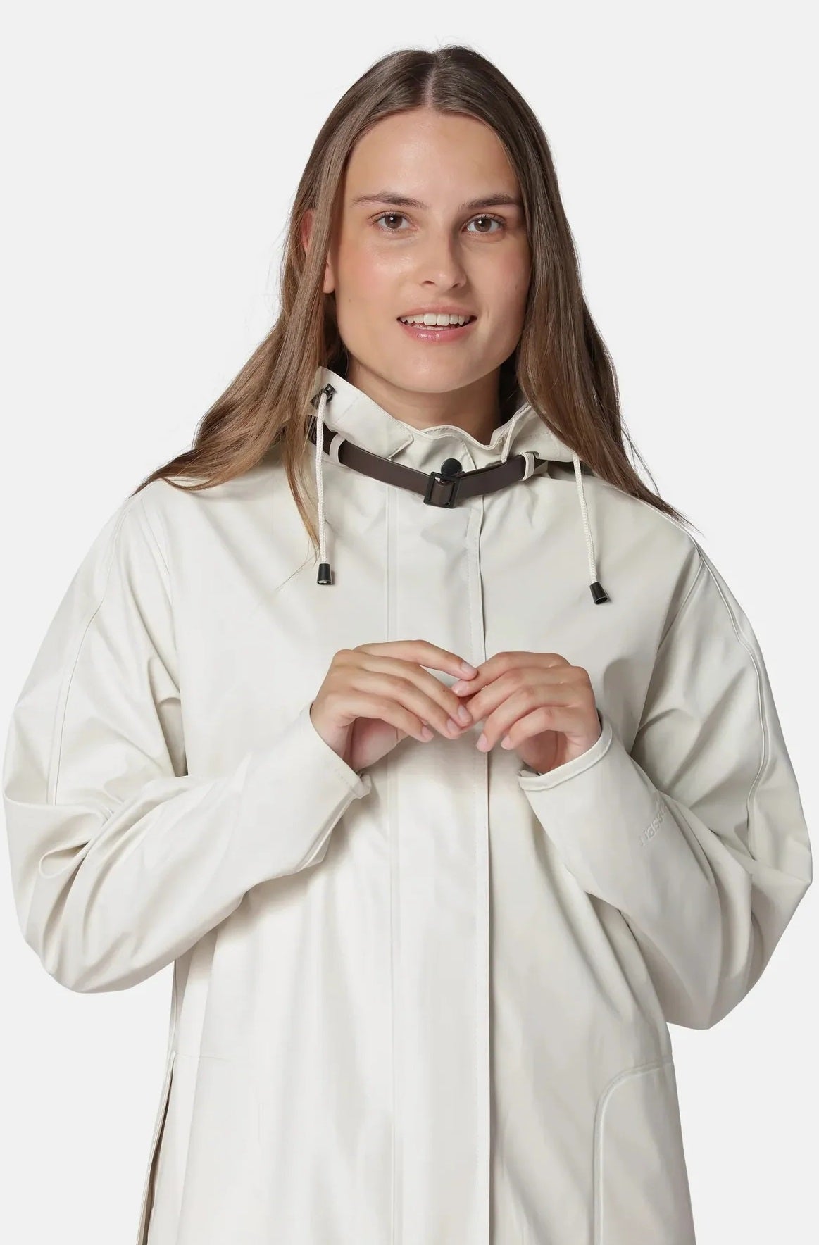 Ilse Jacobsen Hornbæk Women's Rain 71 Mac Waterproof Coat - Milk Cream UK 12