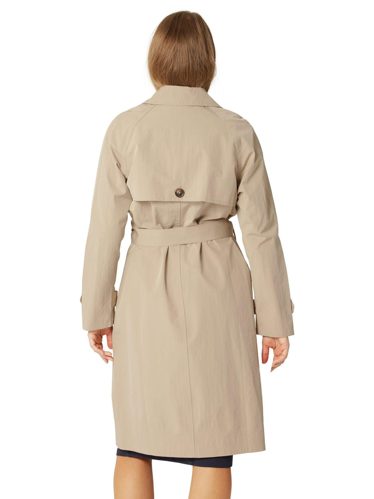 Ilse Jacobsen Hornbæk Rain Vision 03 Womens Trench Coat Light Brown Size 12