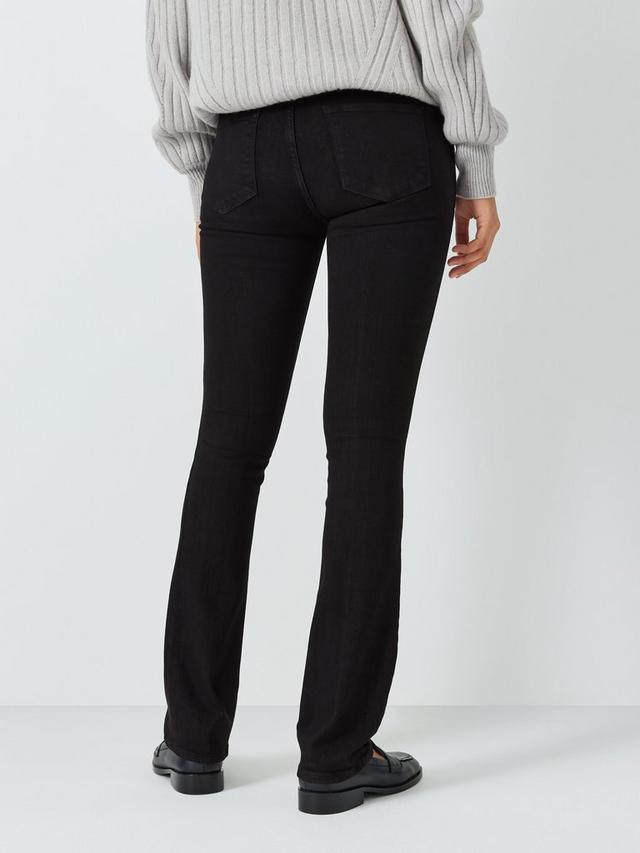 Frame Le Mini Bootcut Womens Casual Cotton Blend Zip Jeans Black - Size 28