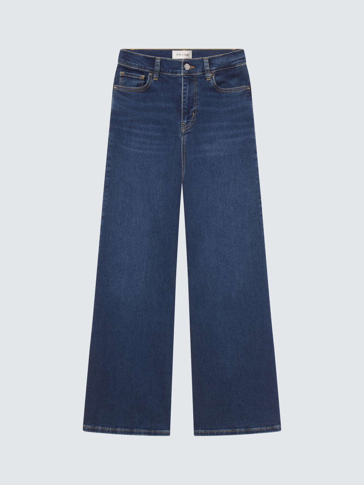 Frame Le Slim Palazzo Womens Wide Leg Cotton Blend Jeans - Size 26 - Femma