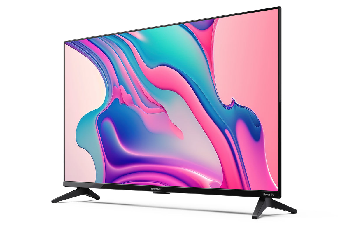 Sharp Roku 32FD2K  32" HD Ready Full HD Smart LED TV Freeview Play - Black