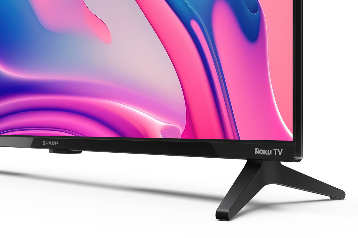 Sharp Roku 32FD2K  32" HD Ready Full HD Smart LED TV Freeview Play - Black