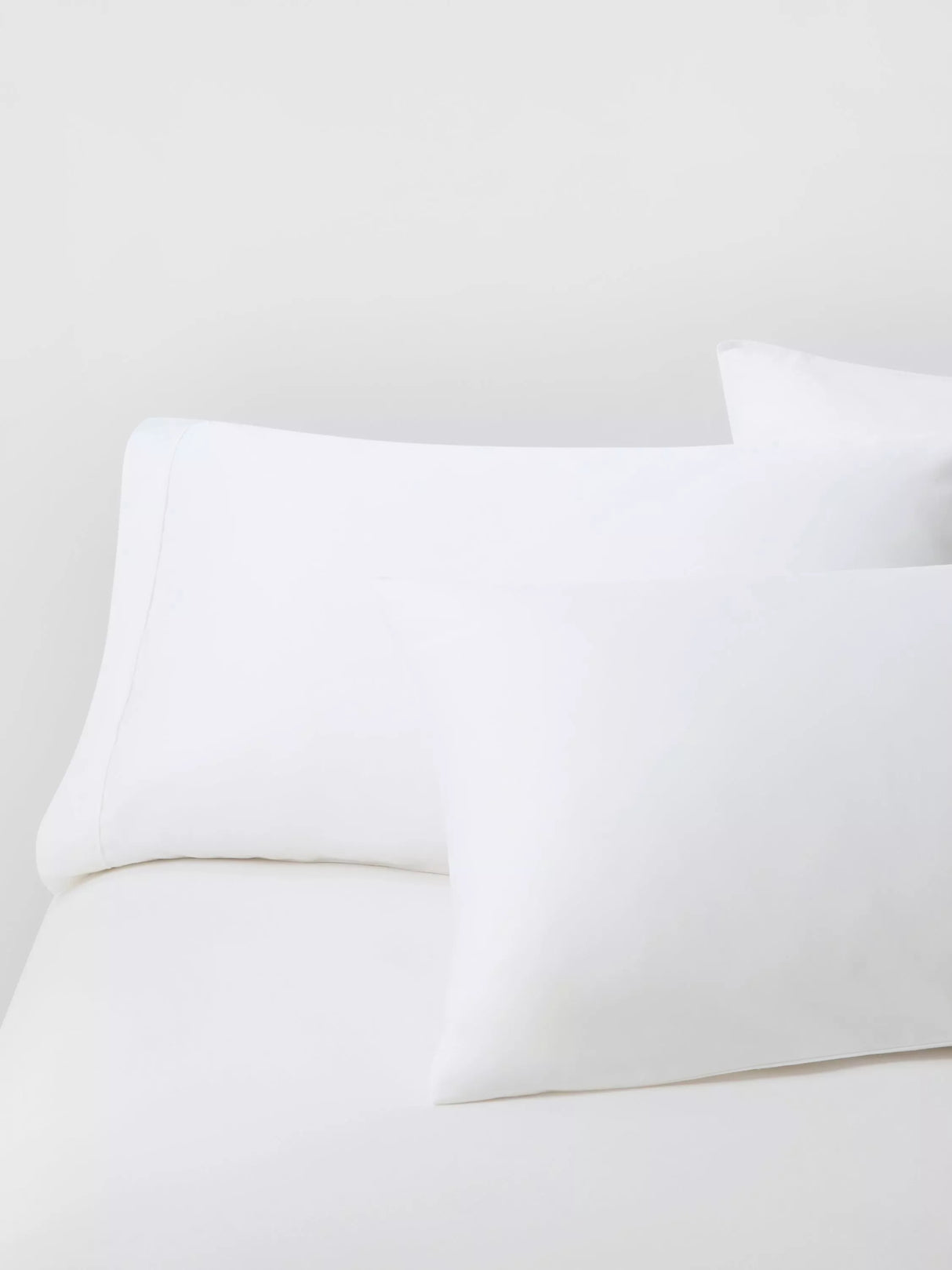 John Lewis 800 Thread Count Supima Cotton Sateen King Duvet Cover Set White